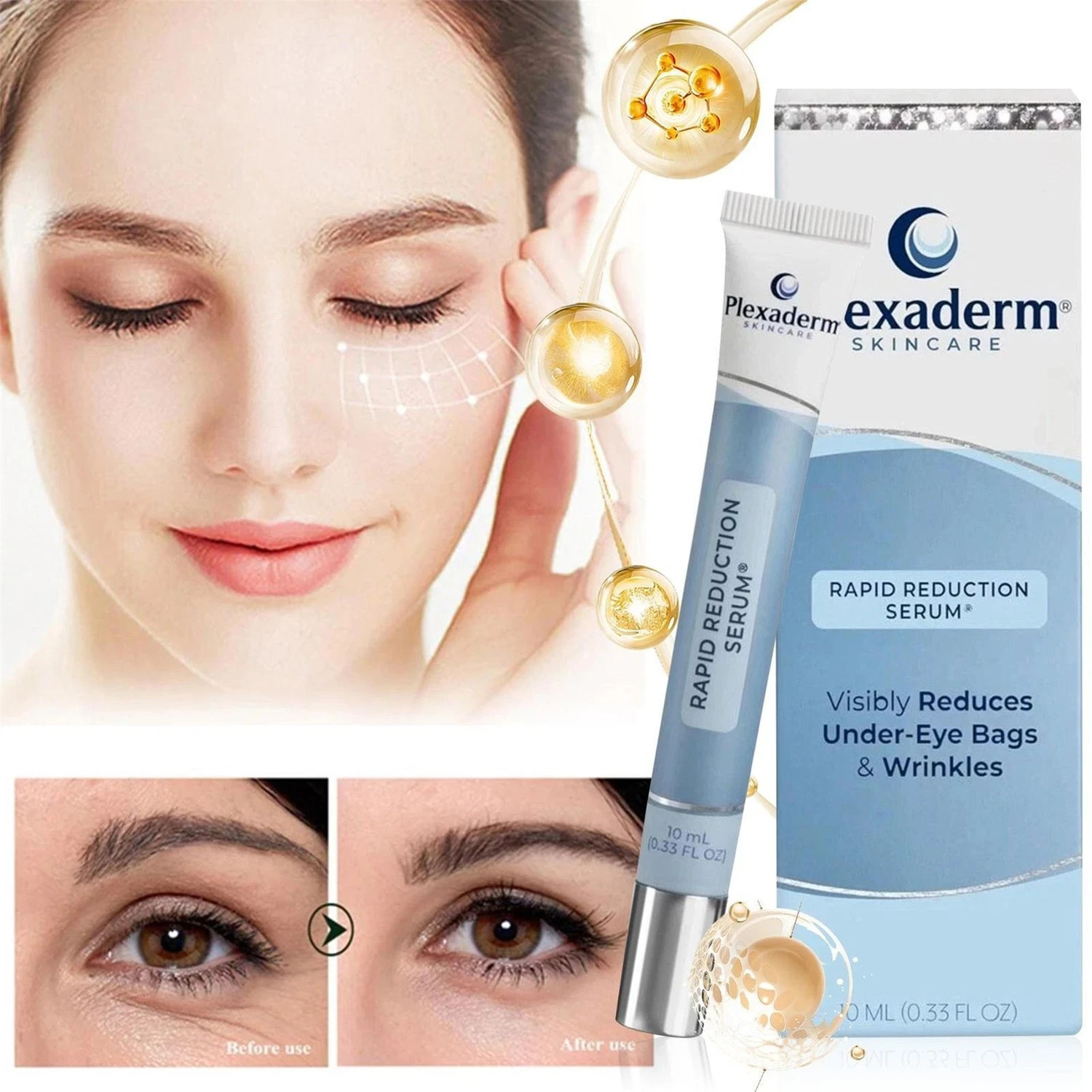 Rapid Reduction Eye Serum – Visibly Reduces Under-Eye Bags, Wrinkles, Dark Circl