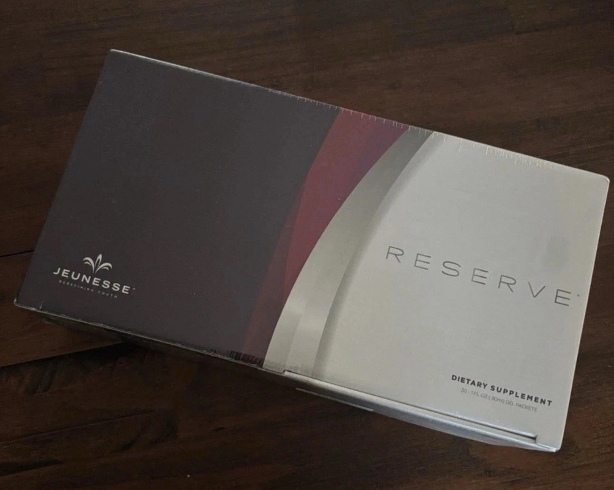 New/Seal Jeunesse Reserve Gel Packets 2 Boxes /60 Packs – Exp 2027