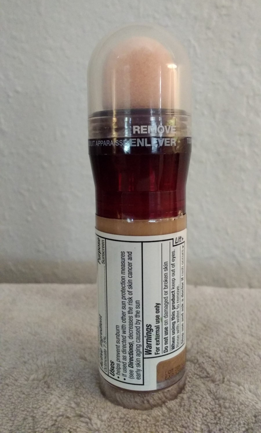 Maybelline #225 Instant Age Rewind Eraser Treatment Makeup EXP 12/25