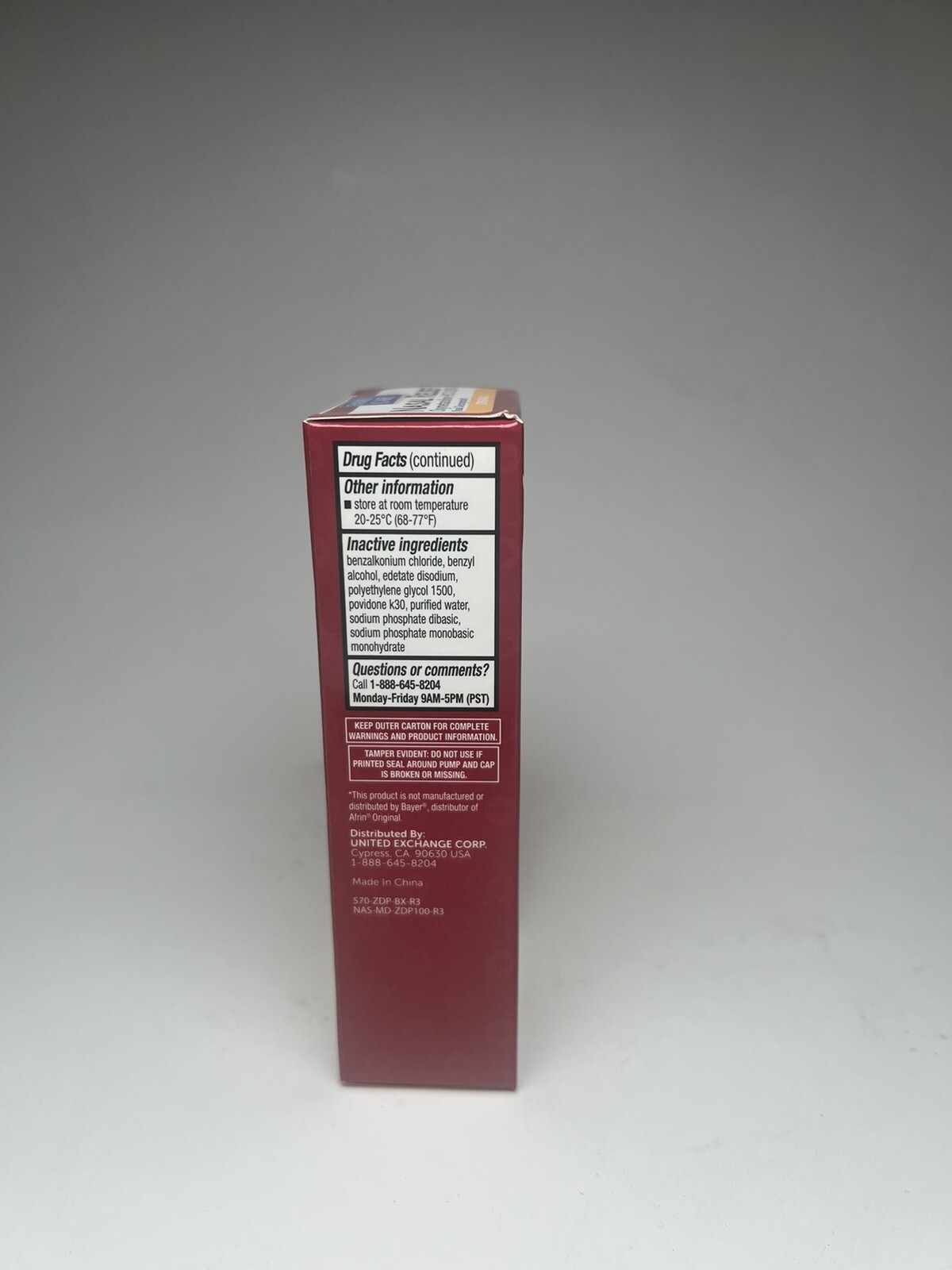 12 Pack – Family Care Decongestant Pump Mist Spray – 0.5fl oz Nasal Spray Relief