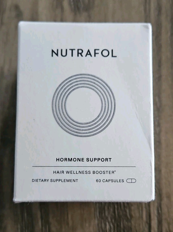 Nutrafol Women’s Hormone Support 60 Capsules Glass Bottle Exp 1/28 NEW