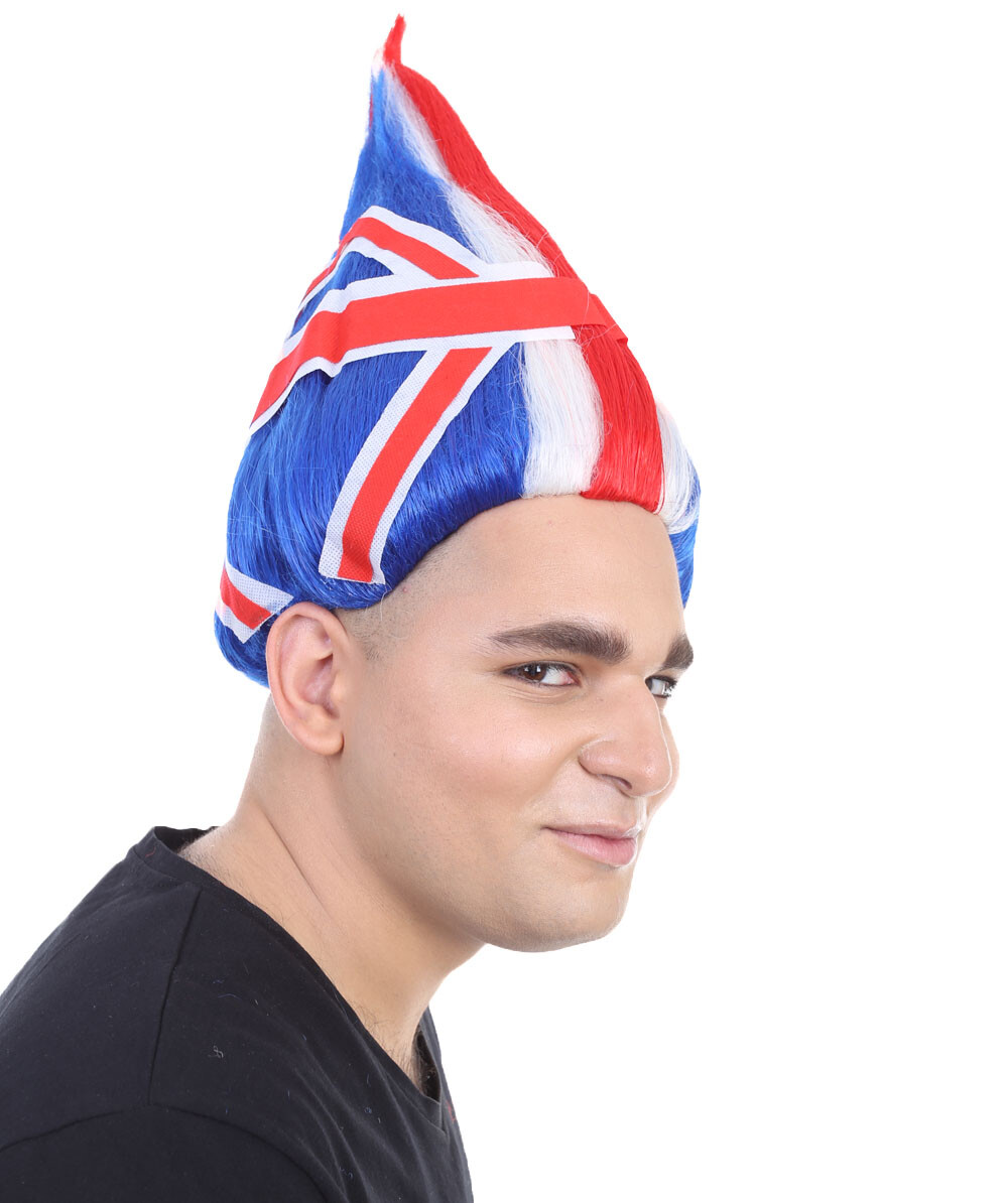 United kingdom Troll Wigs Collection | Premium Breathable Capless-Cap HM-137A