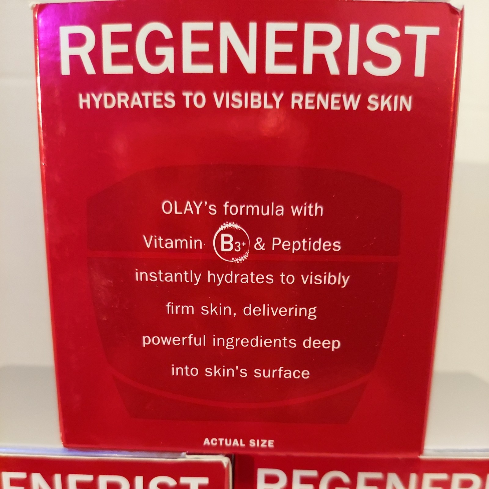 Lot Of 3 Olay Regenerist Micro-Sculpting Cream Hydrating Moisturizer 1.7oz Each