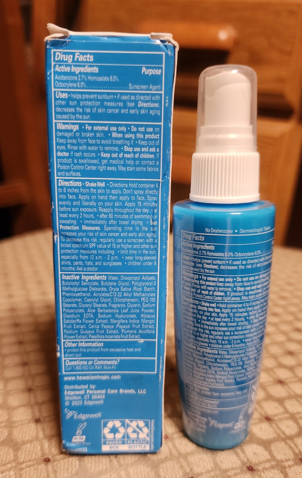 Hawaiian Tropic Weightless Hydration Face Mist SPF 30 Broad Spectrum 2.1 oz