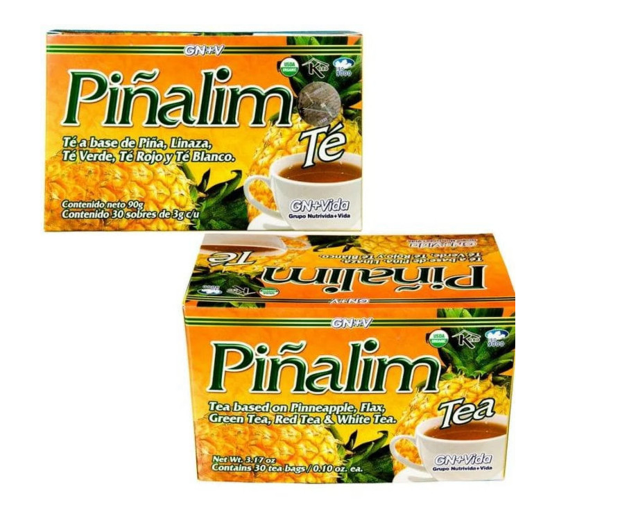 2 Pack Pinalim Original GN+Vida Tea Piñalim Pineapple Diet 60 Days