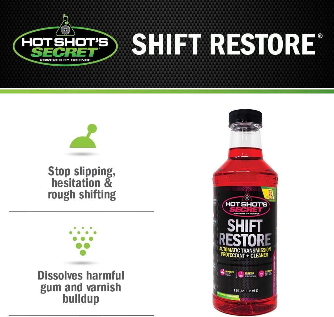 Hot Shot’S Secret Shift Restore 32 Fl Oz – Treats 20 Quarts – Automatic Transmis