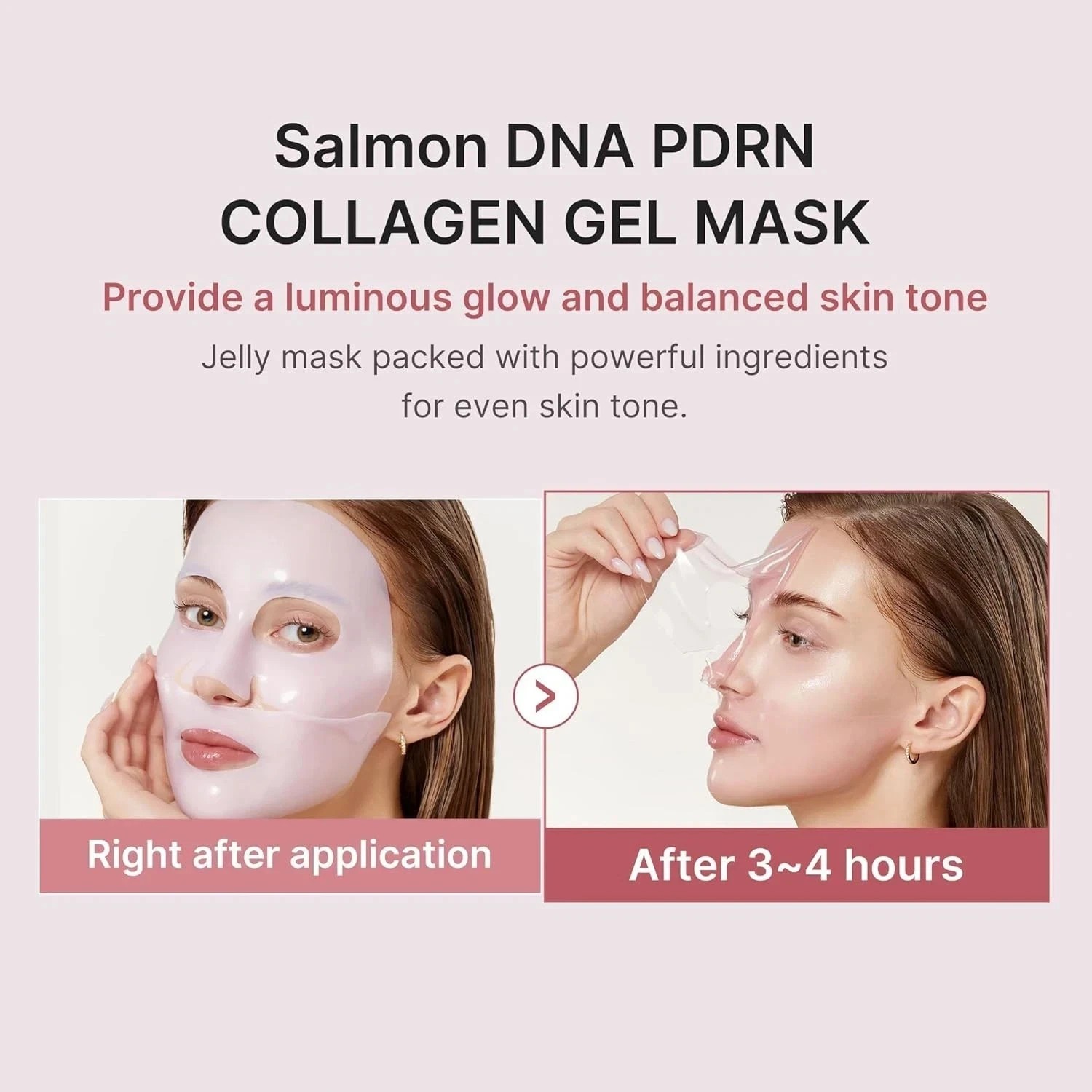 NEW Medicube Salmon DNA PDRN Pink Collagen Gel Overnight Mask 4 Pack*-