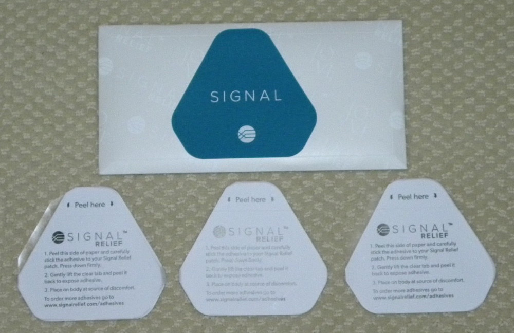 1 Pack SIGNAL RELIEF 4.5″ Kit 1 Reusable Patch 3 Adhesives NEW