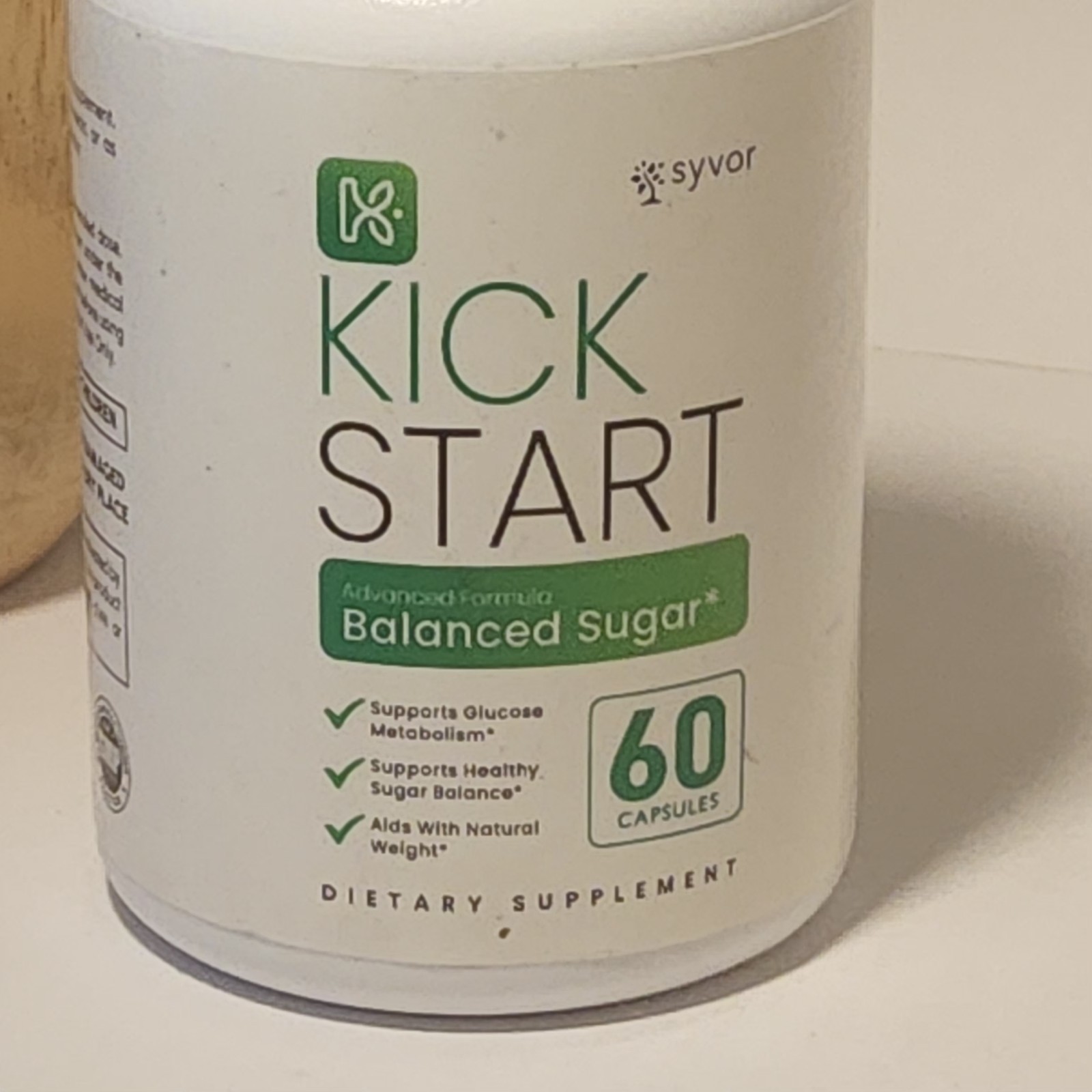 Syvor Kick Start Advanced Formula Balanced Sugar – 60 Capsules – Exp 4/2027