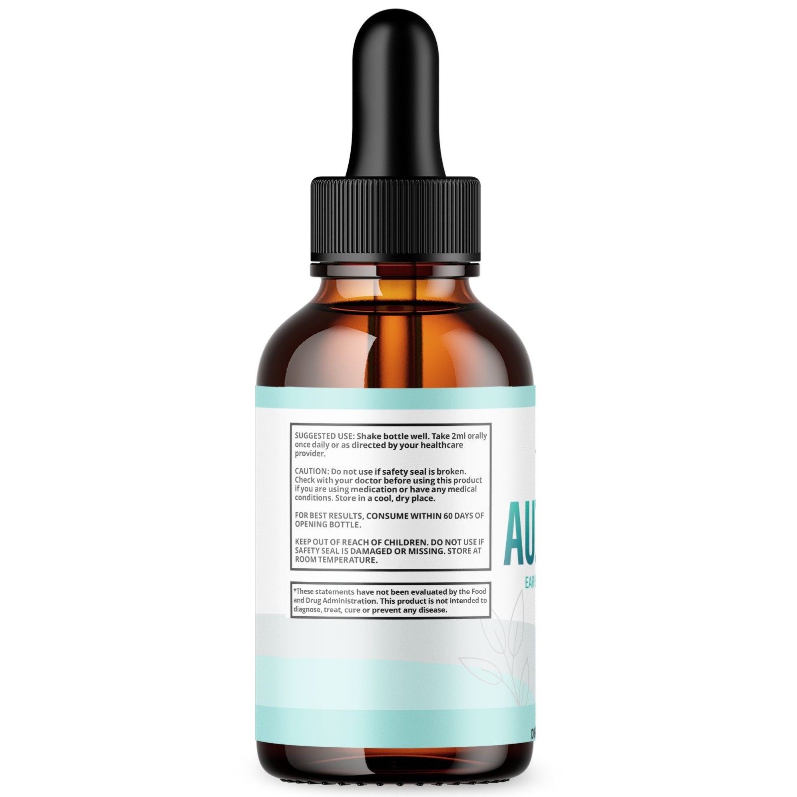 (1 Pack) Audileaf Ear Health Support Drops Natural Audi Leaf Vitamin 30 Servings