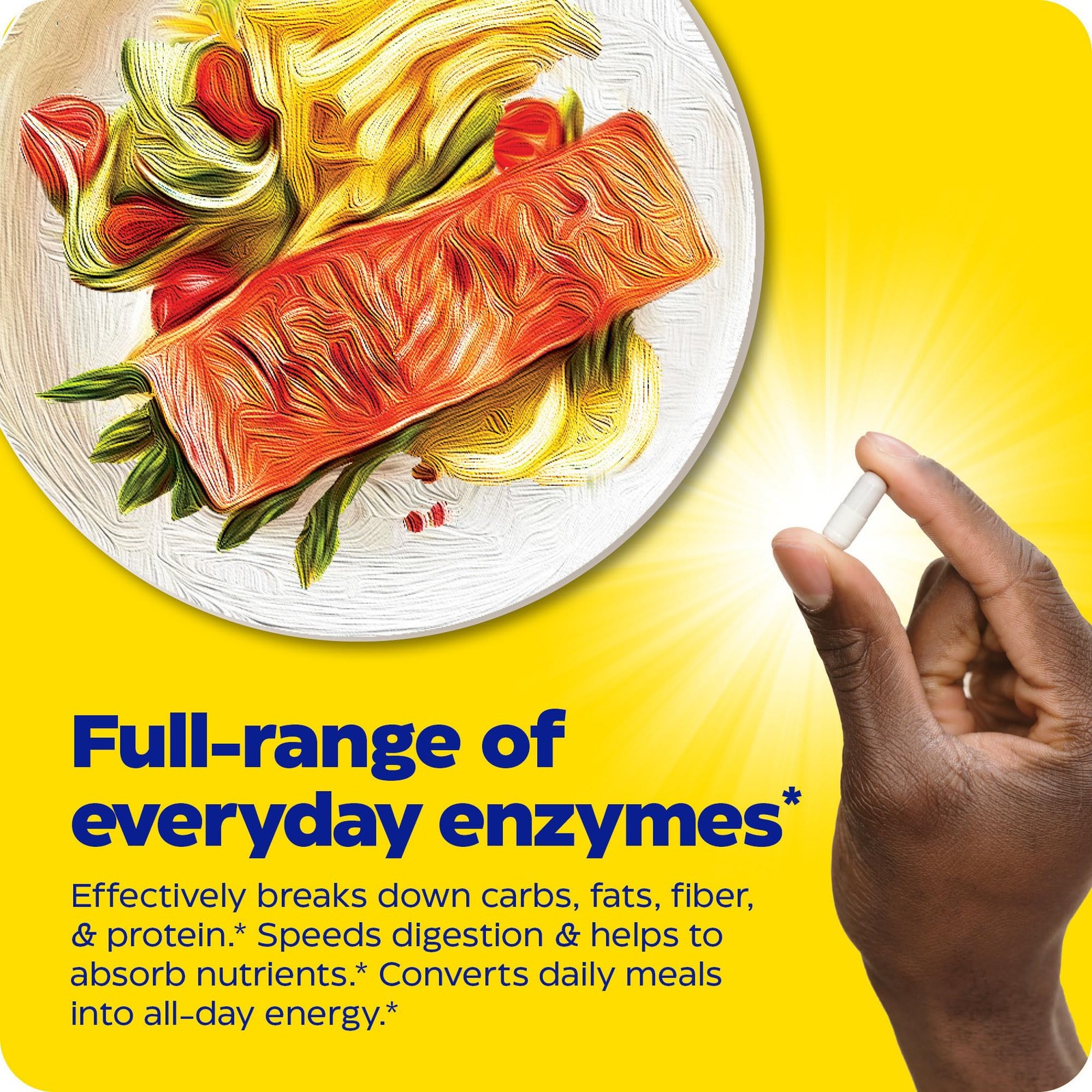 Enzymedica Digest Full-Range Everyday Digestive Enzymes Fast-Acting Gas, Bloatin