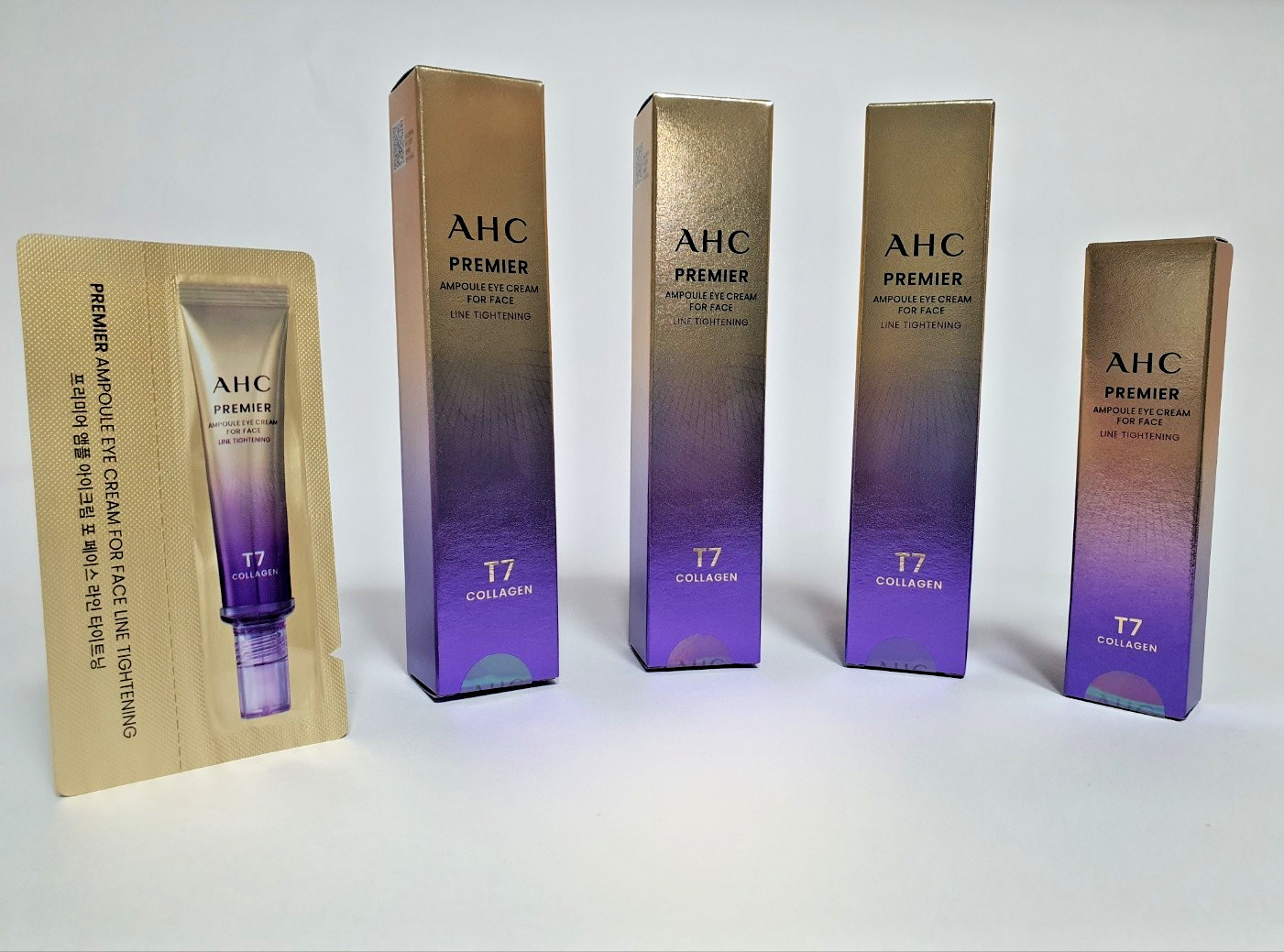 [Massive Set] AHC Premier Eye Cream 40ml x3 + 12ml + 1ml Gift K-Beauty Genuine