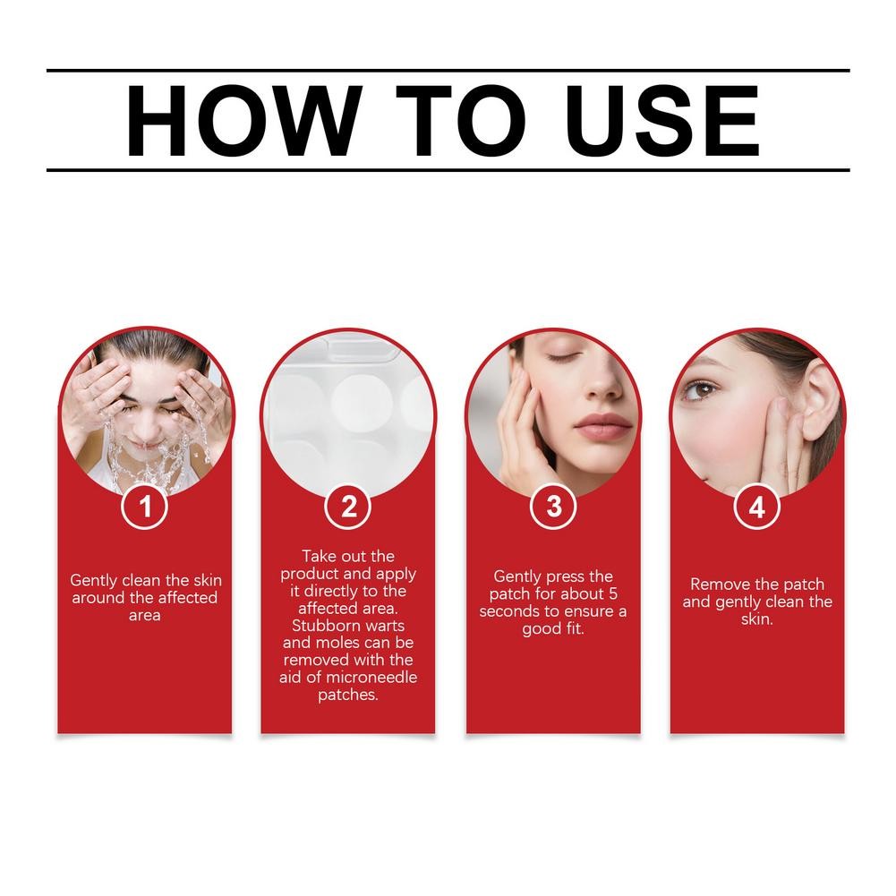 1-5 *Box MICRONEEDLE BOTANIC Skin Tag & Acne Patch Skin Tag Remover Patches