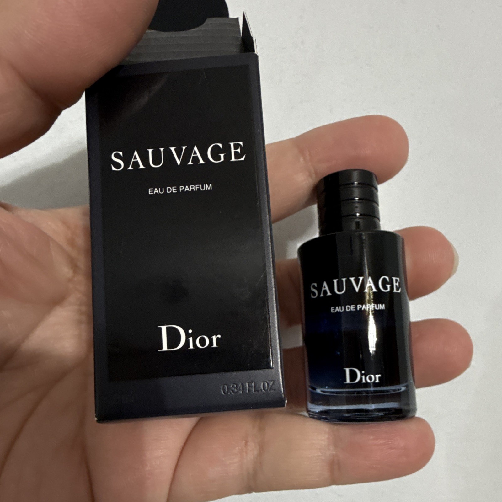 Dior Sauvage Eau de Parfum Travel Size Spray 0.34 fl oz / 10 ml