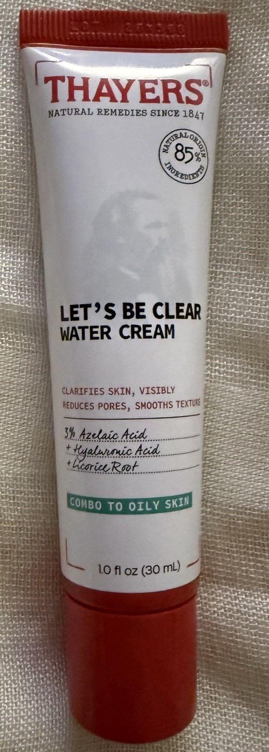 THAYERS Let’s Be Clear Water Cream Moisturizer Fragrance-Free 1.0 fl oz