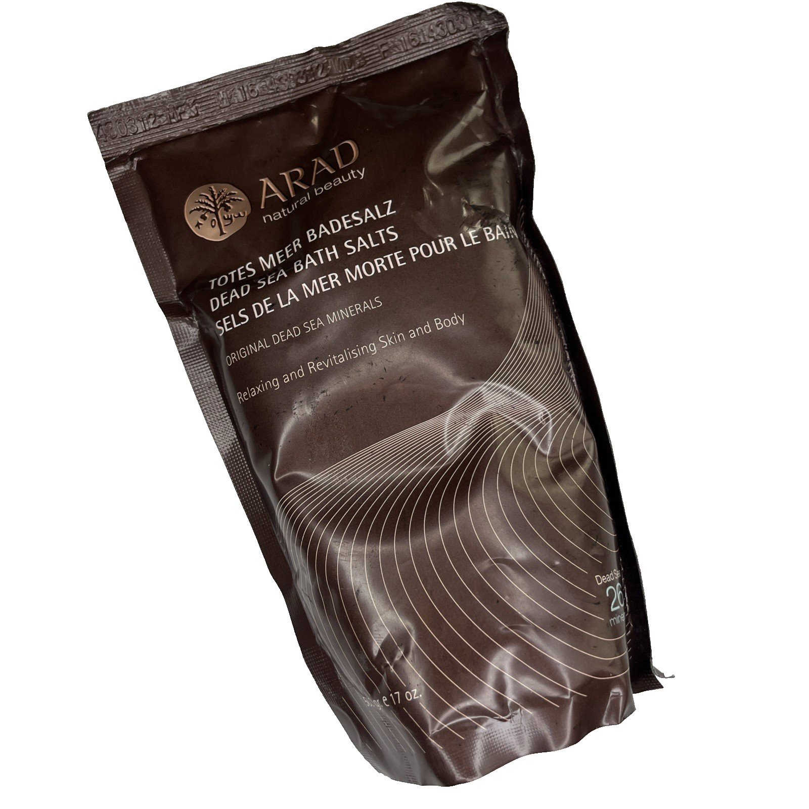 ARAD ISRAEL Dead Sea Bath Salts 26 Minerals 17 oz. NEW & SEALED