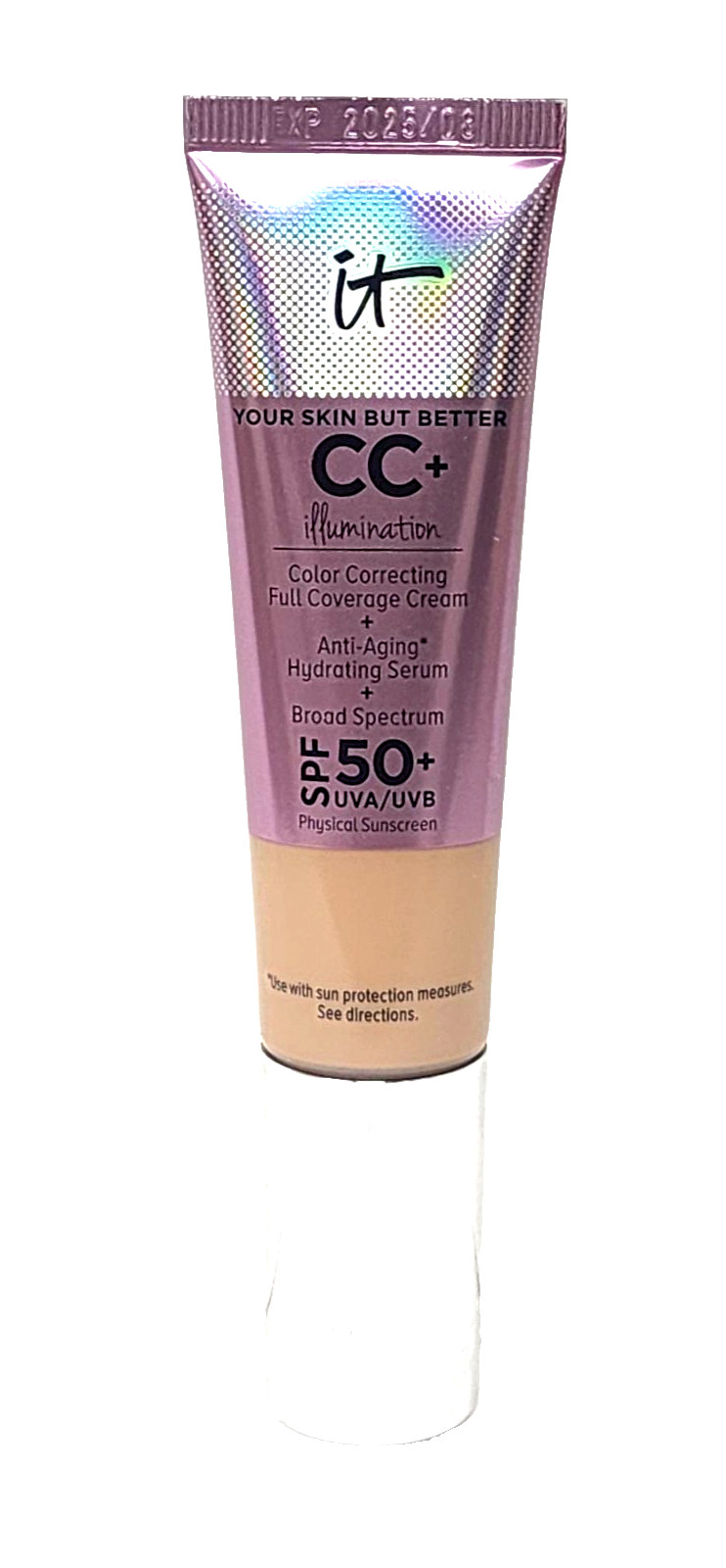 IT COSMETICS CC+ ILLUMINATION 1.08 oz NEUTRAL MEDIUM SPF 50+