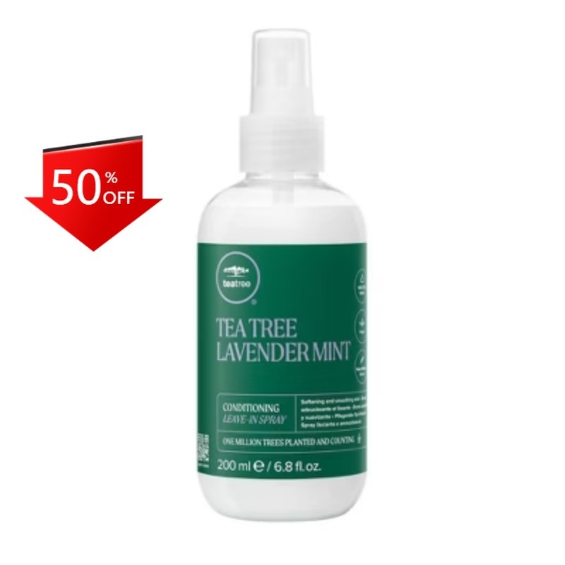 Tea Tree Lavender Mint Conditioning Leave-In Hair Treatment Spray – 6.8oz