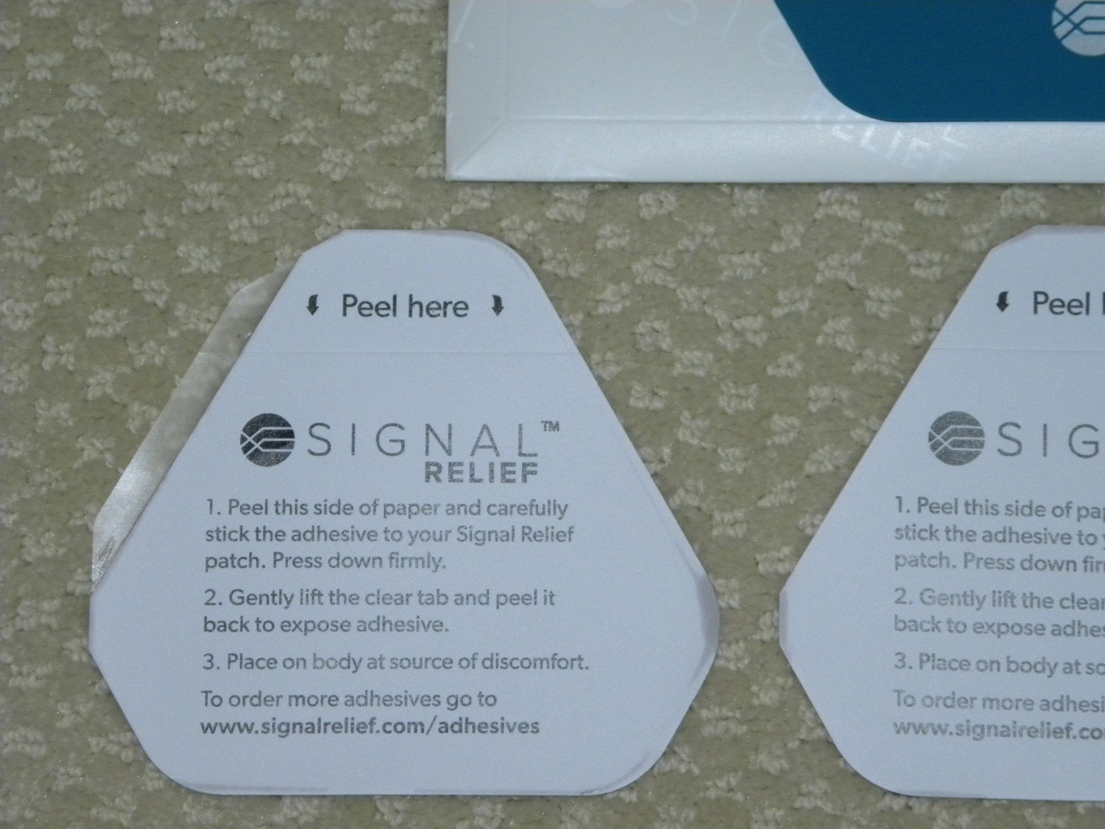 1 Pack SIGNAL RELIEF 4.5″ Kit 1 Reusable Patch 3 Adhesives NEW