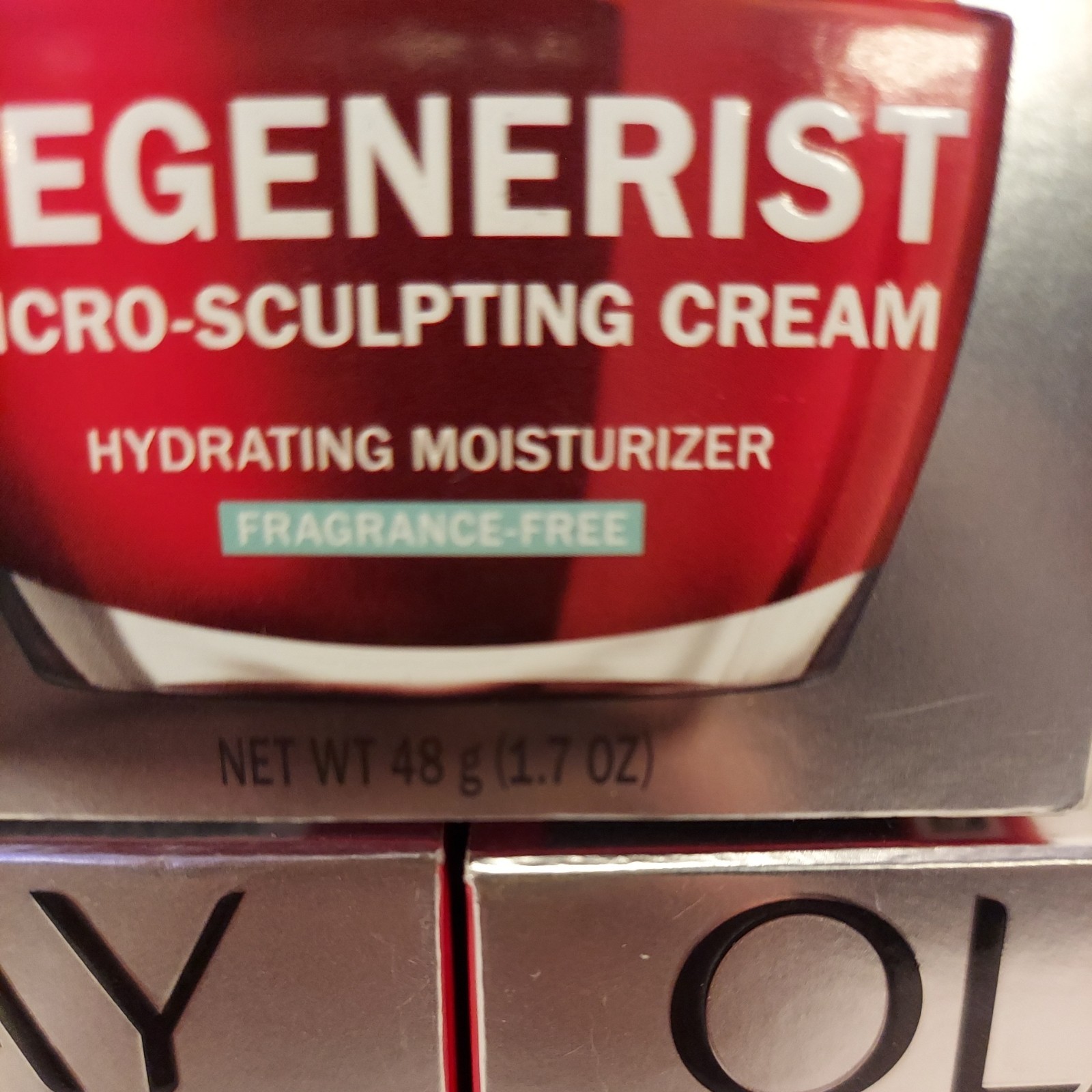 Lot Of 3 Olay Regenerist Micro-Sculpting Cream Hydrating Moisturizer 1.7oz Each
