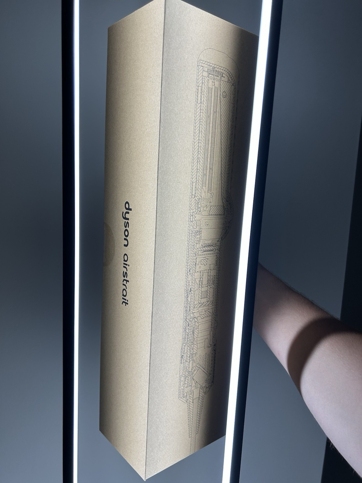 USED Dyson Airstrait Straightener Ceramic Pink/Rose Gold Air Straight