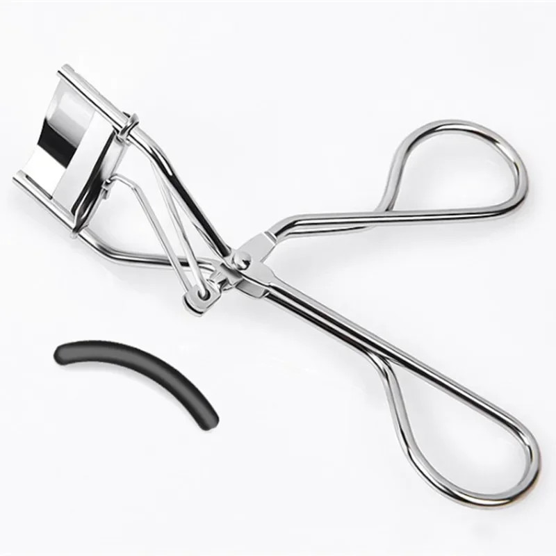 1Pc Black/Silver White Curl Eyelash Curler Stainless Steel Eyelash Cosmetic Make