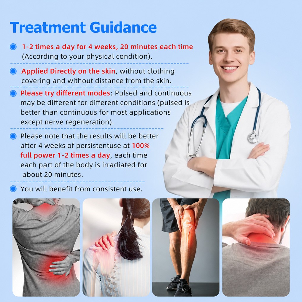 660nm 850nm 940nm Red Light Therapy Leg Waist Heating Pad Belt for Joints Pain
