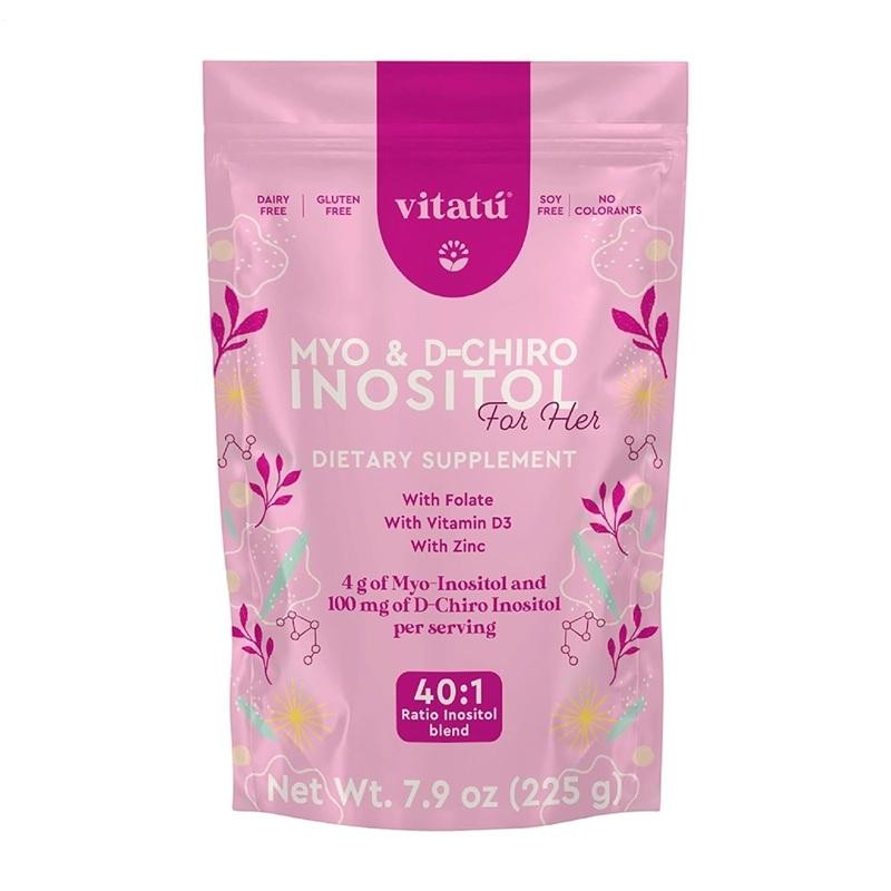 Myo & D-Chiro Inositol Dietary Supplement for Women,with Folate Vitamin D3 Zinc