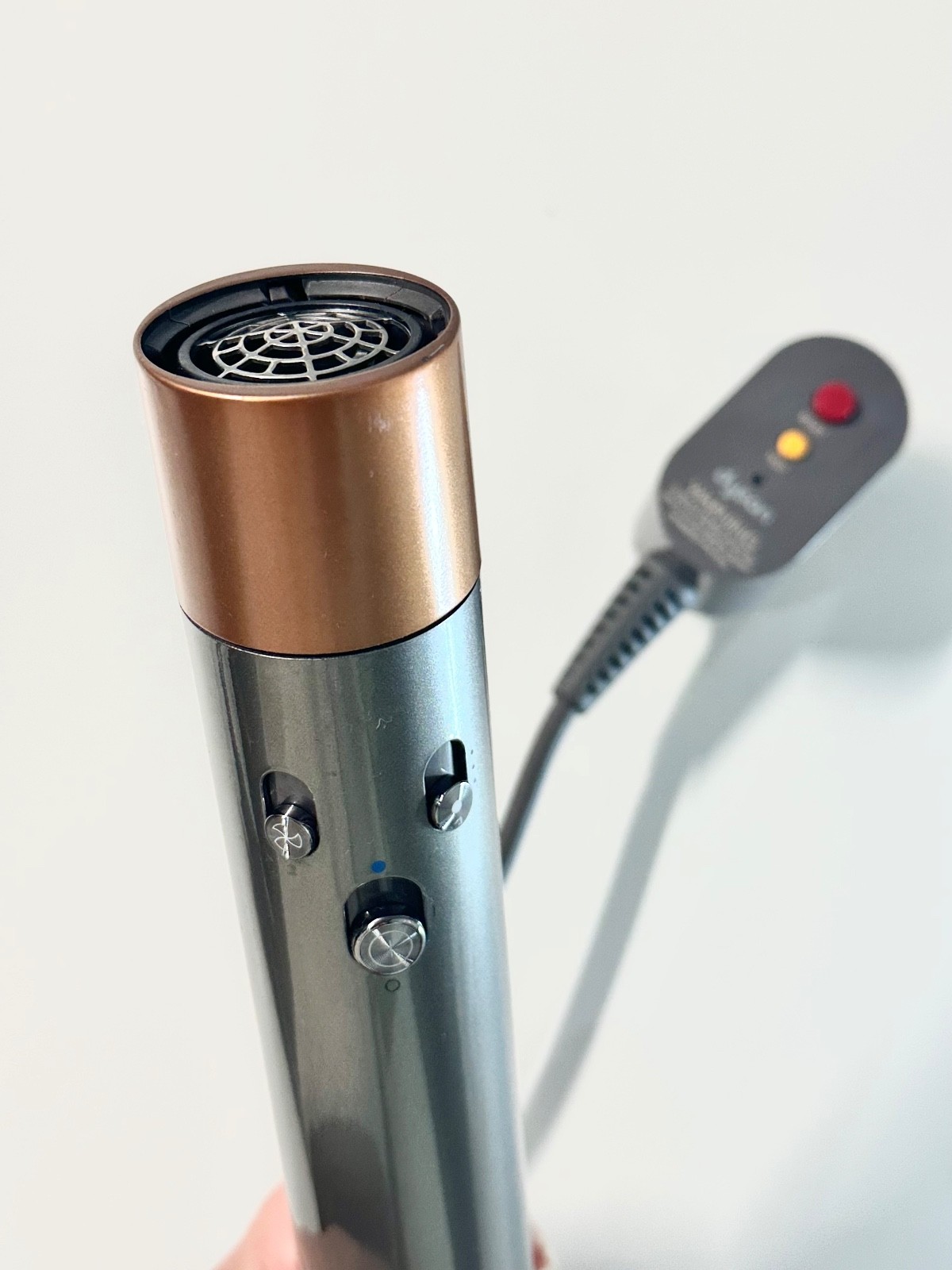 Genuine Dyson Hair Dryer Airwrap Multi Styler Nickel/Copper Wand Only, (USED)