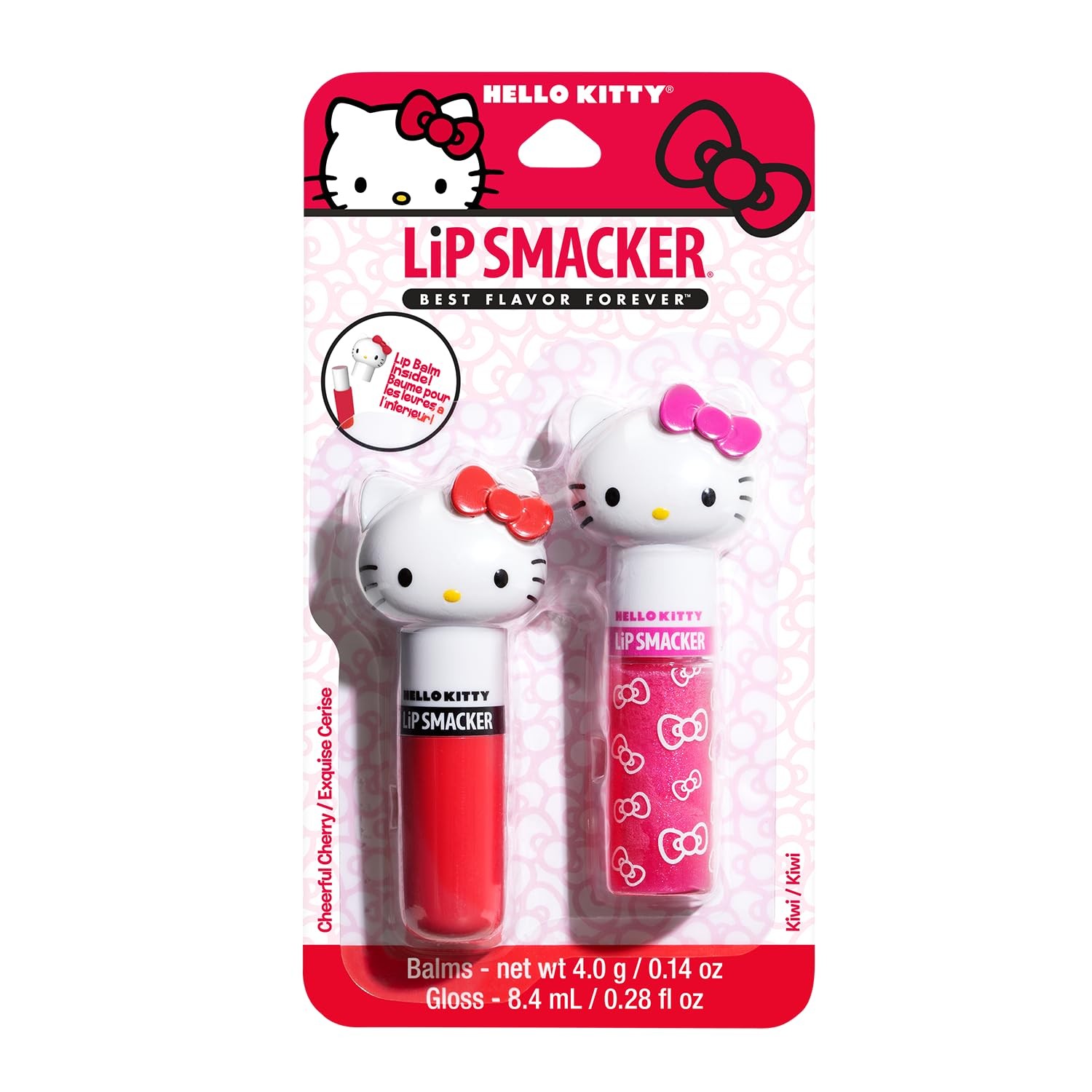 Lip Balm Sanrio Hello Kitty Flavored Moisturizing Soft Shine Smacker Lippy Pals