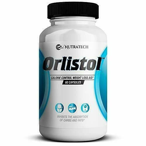 Nutratech Orlistol – Carb and Fat Blocker Weight Loss Aid and Diet Pill-60 Count