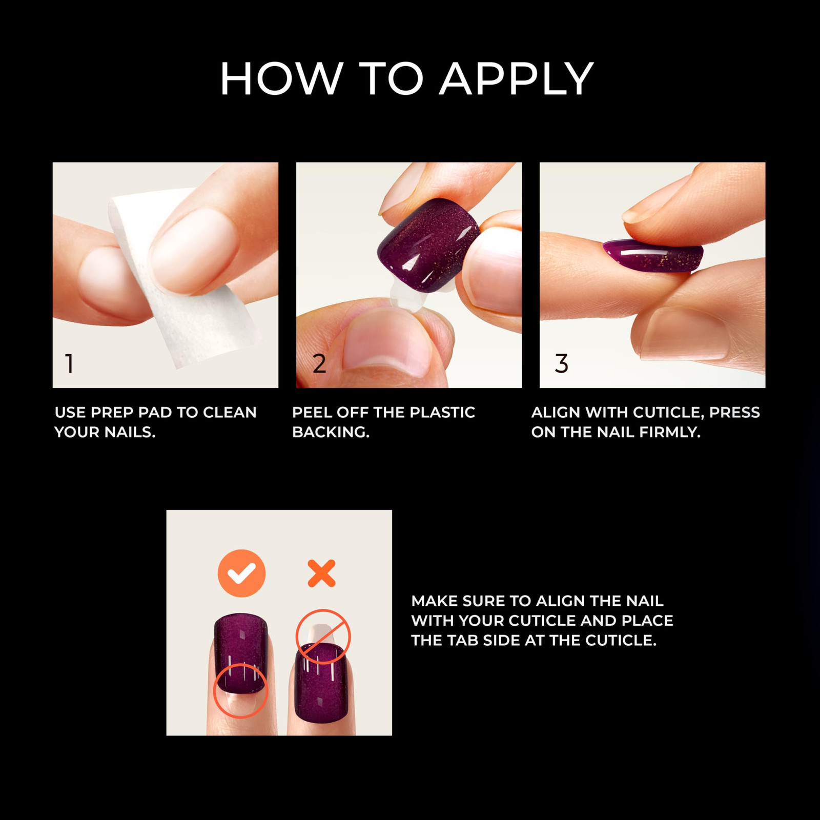 imPRESS ColorFX Press On Nails Pack of 30 Light Pink No Glue Easy to Apply
