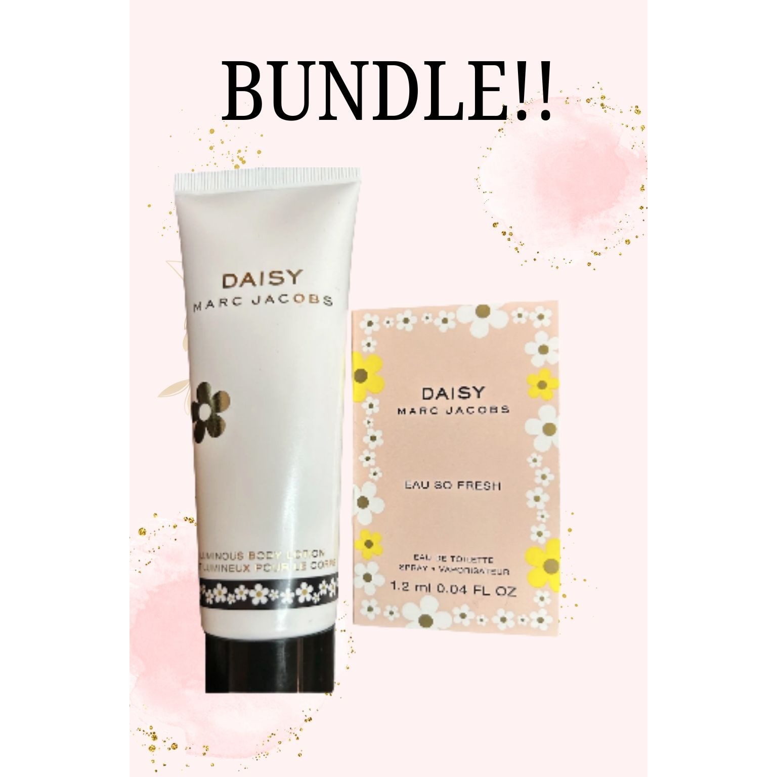 *Bundle!* Marc Jacobs Daisy Luminous Body Lotion and Eau So Fresh Sample