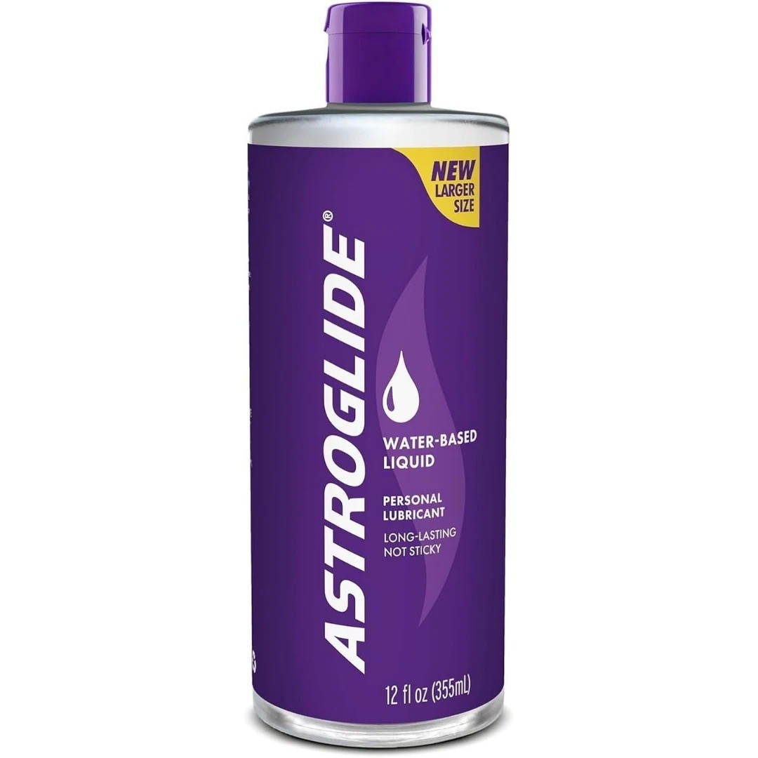 Astroglide Water Based Lube (12 Fl Oz), Liquid Personal Lubricant, Long-Lasting