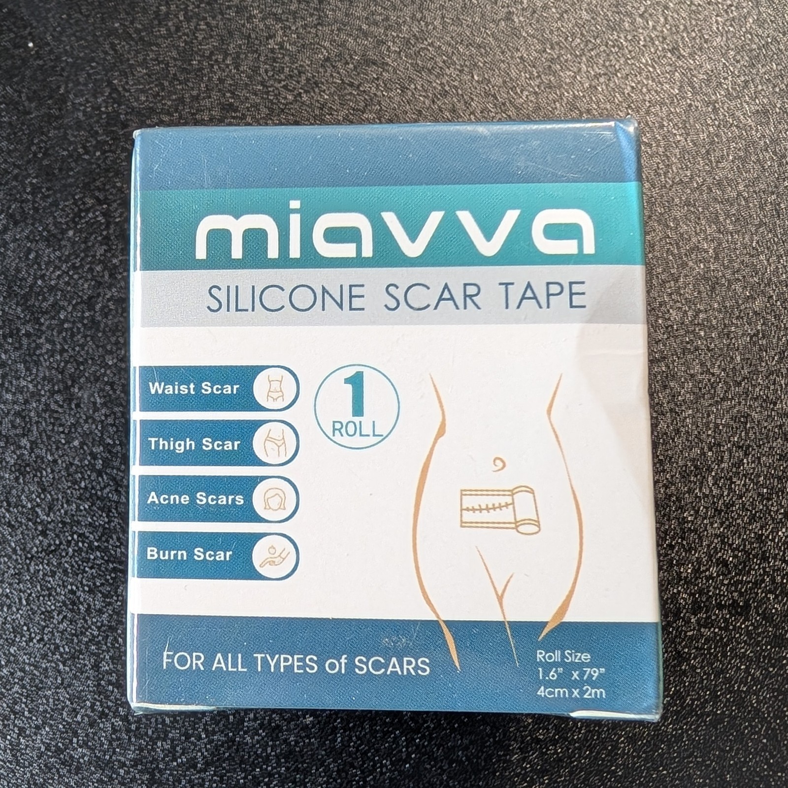 LOT of 2 – Silicone Scar Tape – miavva – Roll (1.6 in x79 in)