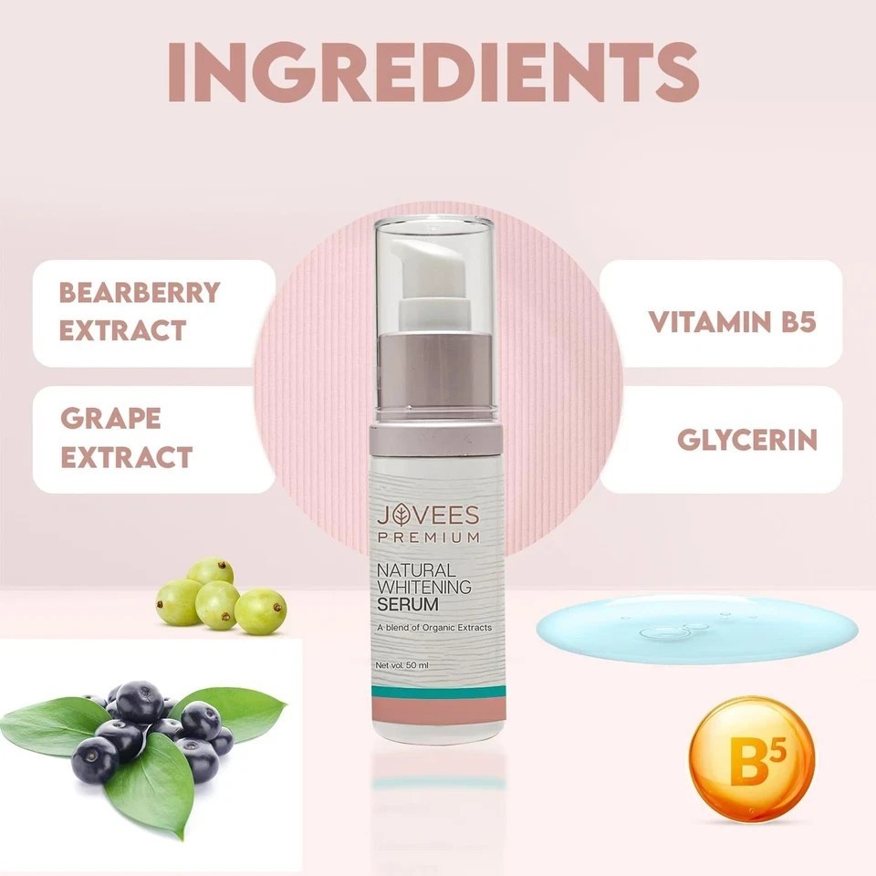 Jovees Premium Natural Whitening Serum For Glowing Skin 50ml
