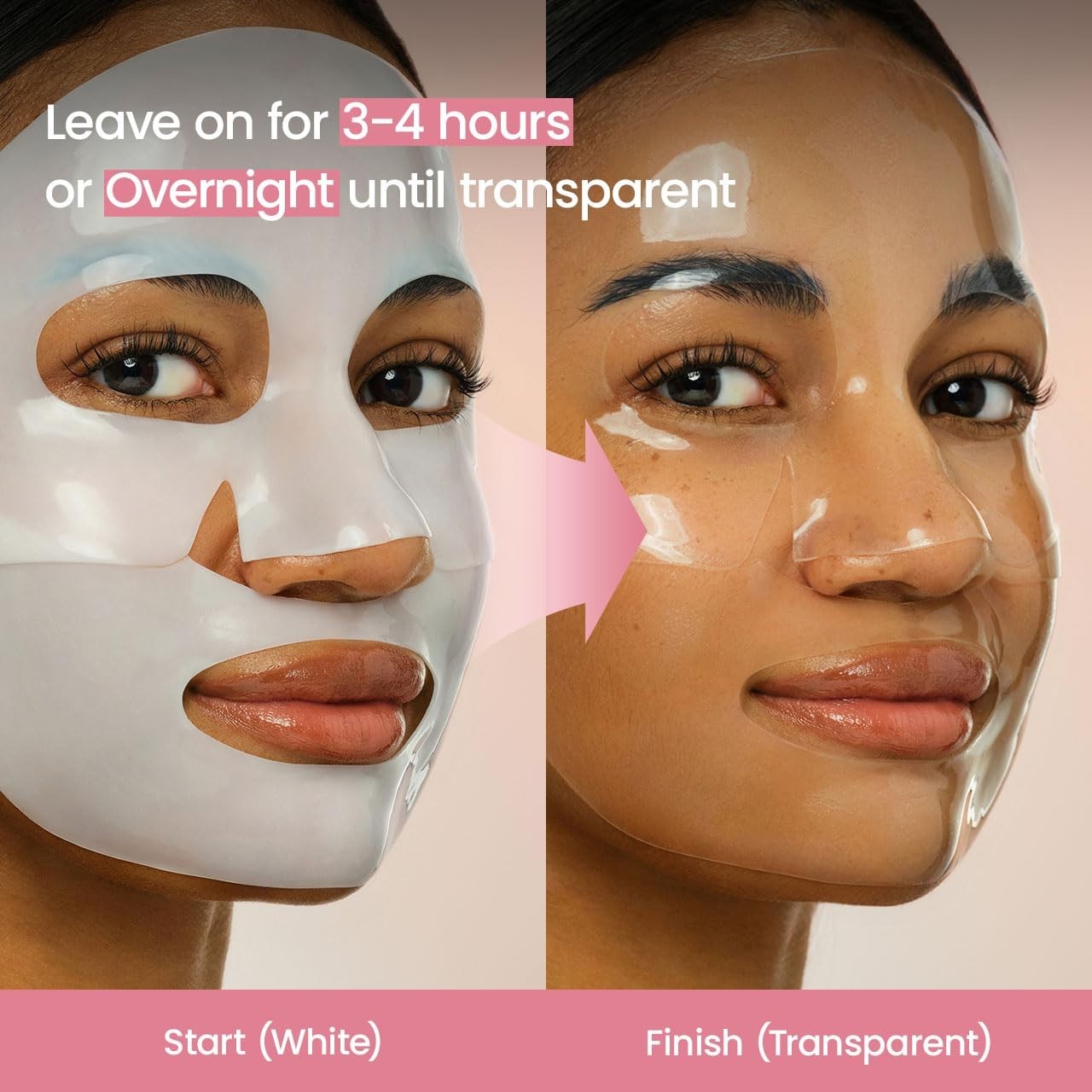 Bio-Collagen Real Deep Mask, Hydrating Overnight Hydrogel Face Mask