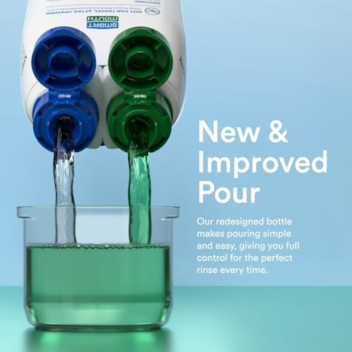 SmartMouth Clinical Zinc Activated Mouthwash Anti-Plaque Gingivitis 32 fl oz Min
