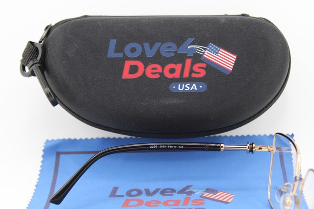 NEW BVLGARI BV 2236 2033 BLACK GUNMETAL GOLD AUTHENTIC EYEGLASSES 54-17