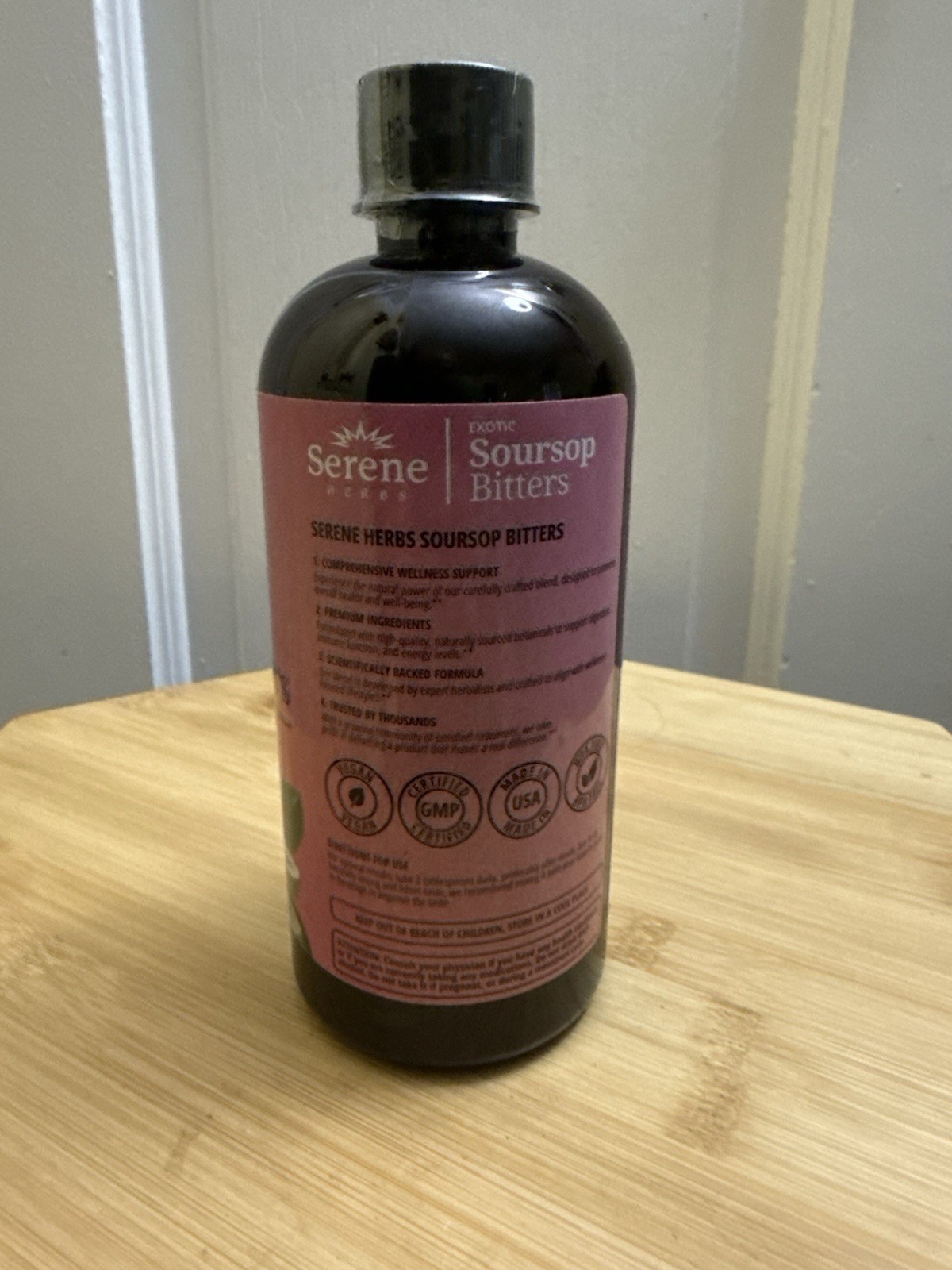 Serene Herbs Soursop Bitters & Black Seed Bitter &Soursop Bitters Berries Flavor