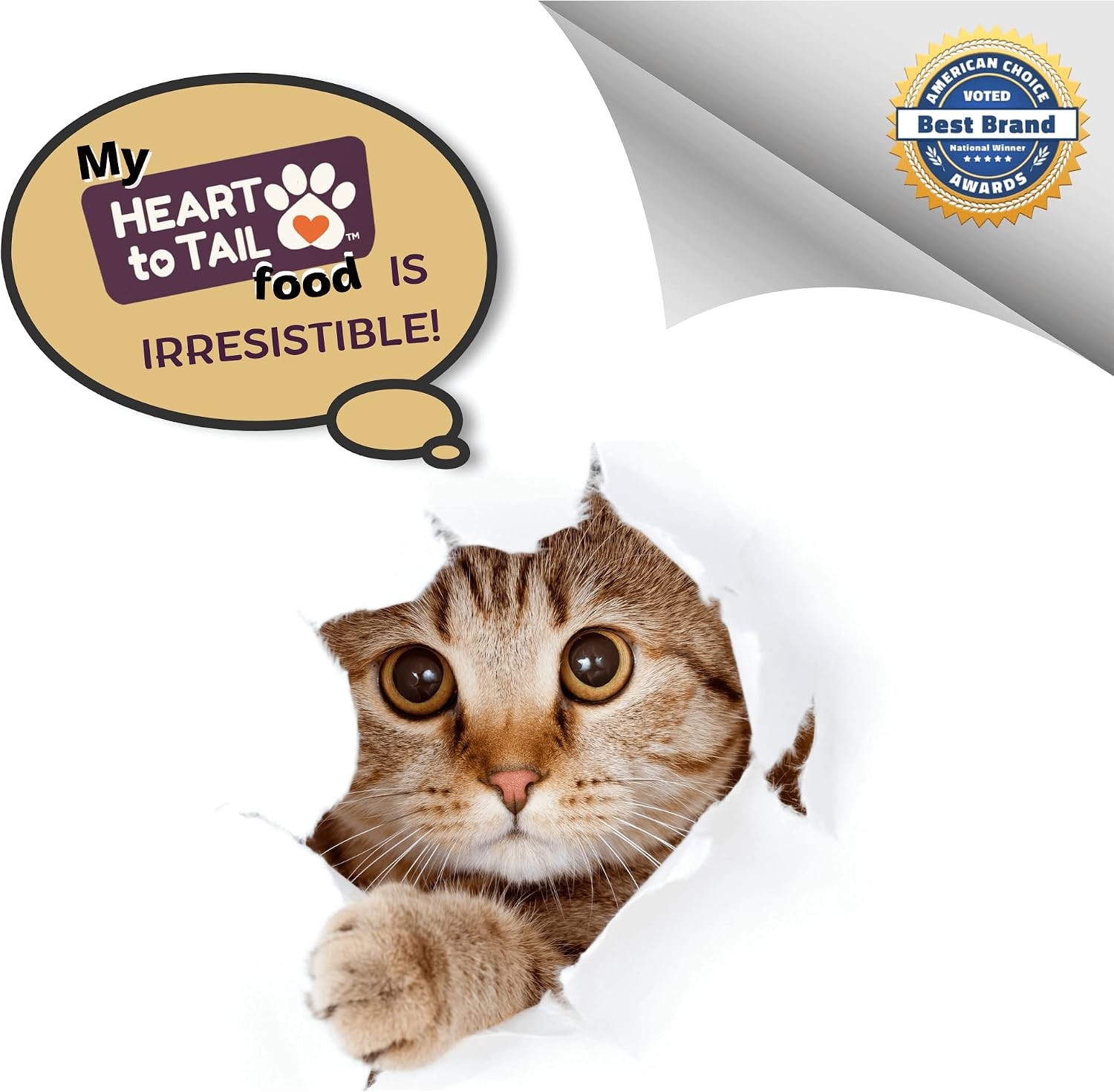 HEAR TO TAIL Heart to Tail CAT Food 5.5 OZ (15 Pack) Turkey & Giblets Entree + G