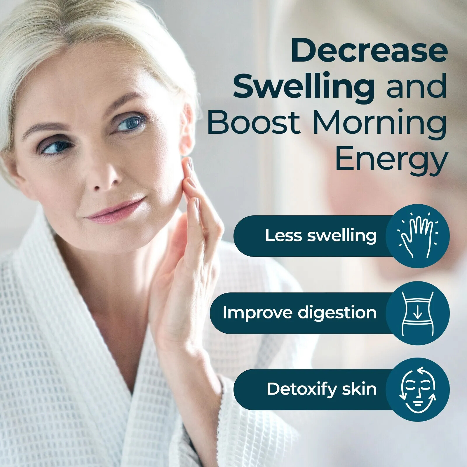 Lymphatic Supplement Reduces Swelling Support Lymphatic 60 Capsule Immune System