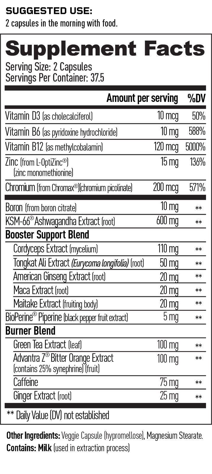 MDRIVE BOOST AND BURN Fat Thermogenics Testosterone Nugenix Thermo TryMdrive