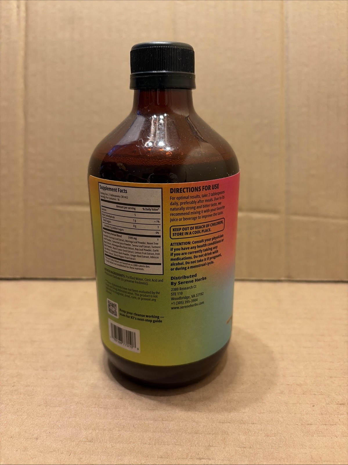 Serene Soursop Bitters – Ancient Herbal Formula for Gut Health Exp 9/27