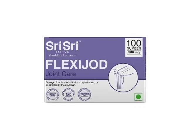 Sri Sri Tattva Flexijod – Joint Care, 100 Tabs | 500 mg
