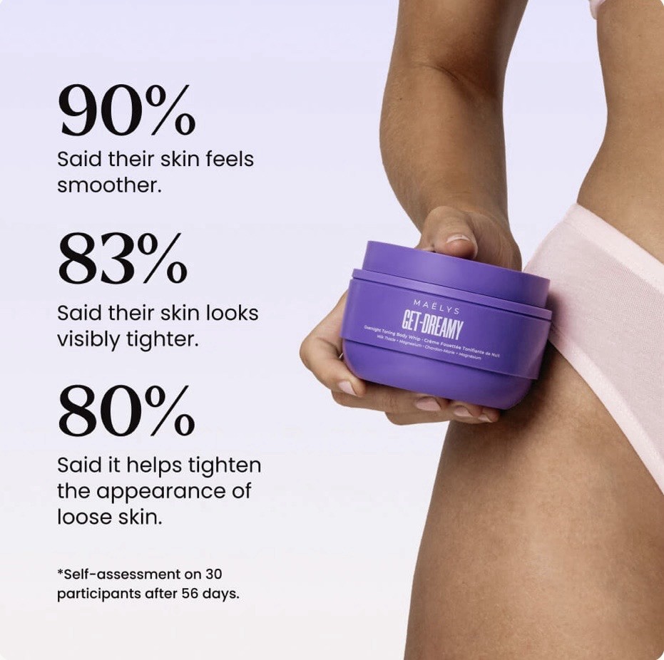Maelys GET-DREAMY Overnight Toning Body Whip 6.8 Fl Oz – BRAND NEW SEALED IN BOX
