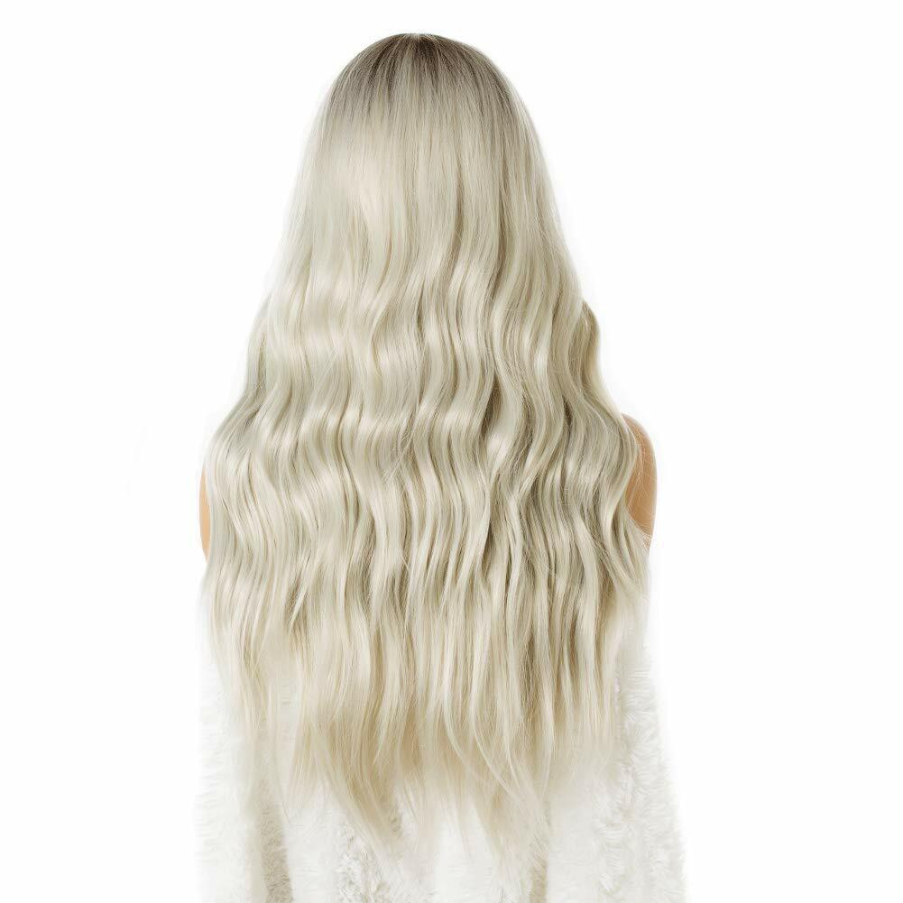 FORFEELS 66CM LONG PLATINUM WIG 26″ WAVY BRAND NEW #6