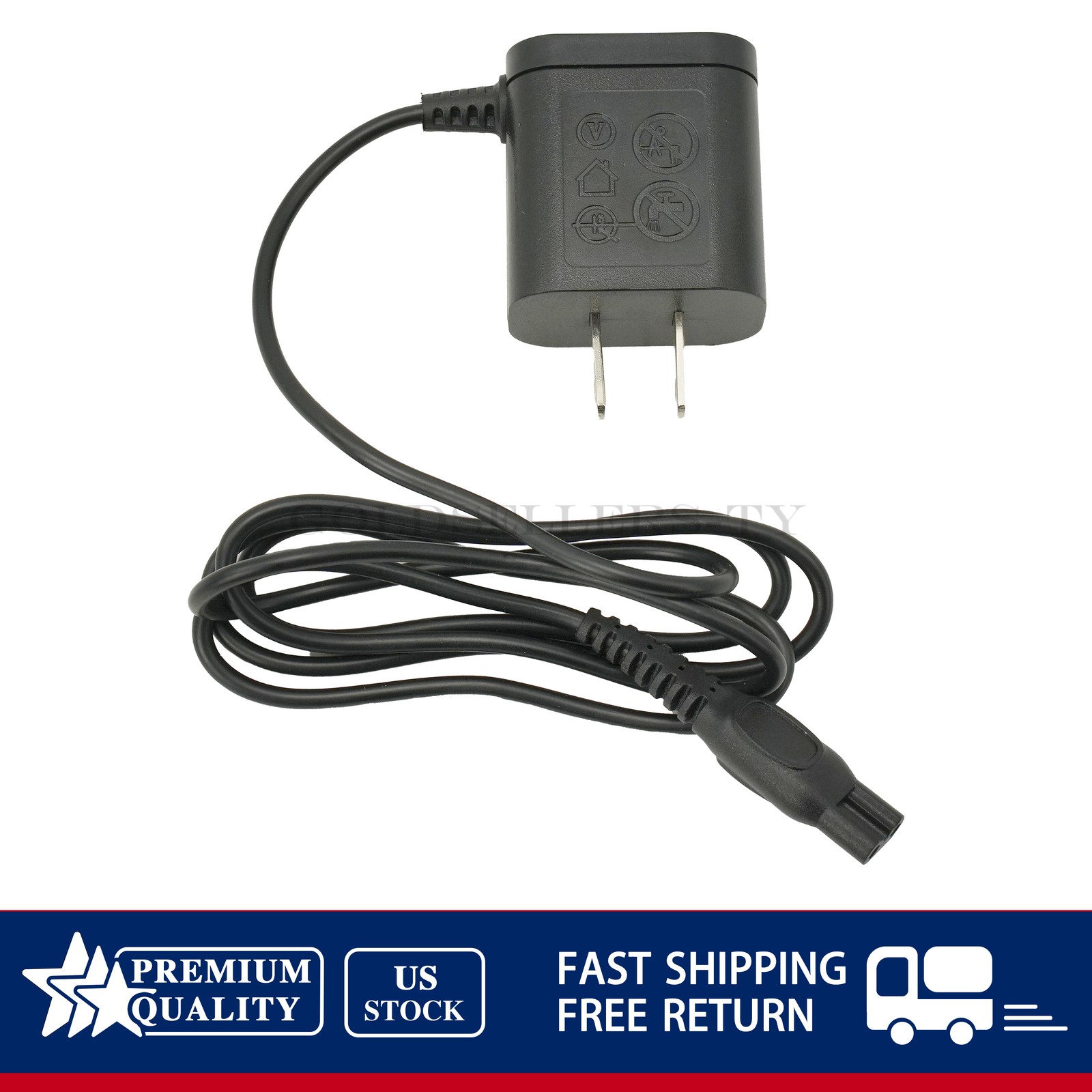 NEW For Philips Norelco Electric Shaver HQ8505 Power Cord Charger Free shipping