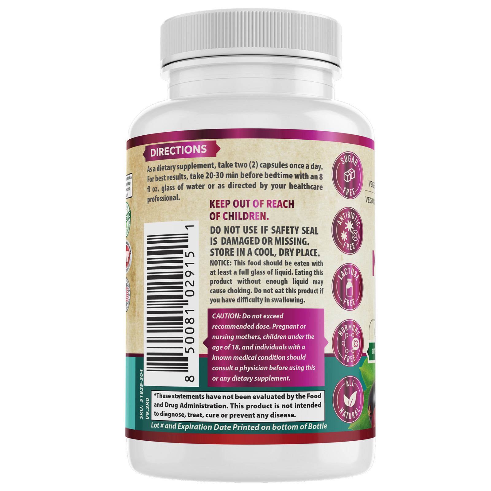 Max Detox Complex for Women & Men. Supports Gut & Heart Health. USA Made.