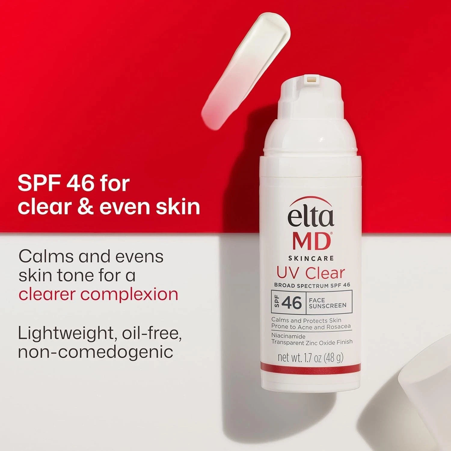 2x EltaMD CLEAR UV non-tinted Broad-spectrum SPF 46 1.7 oz EXP2029 TWIN PACKK!